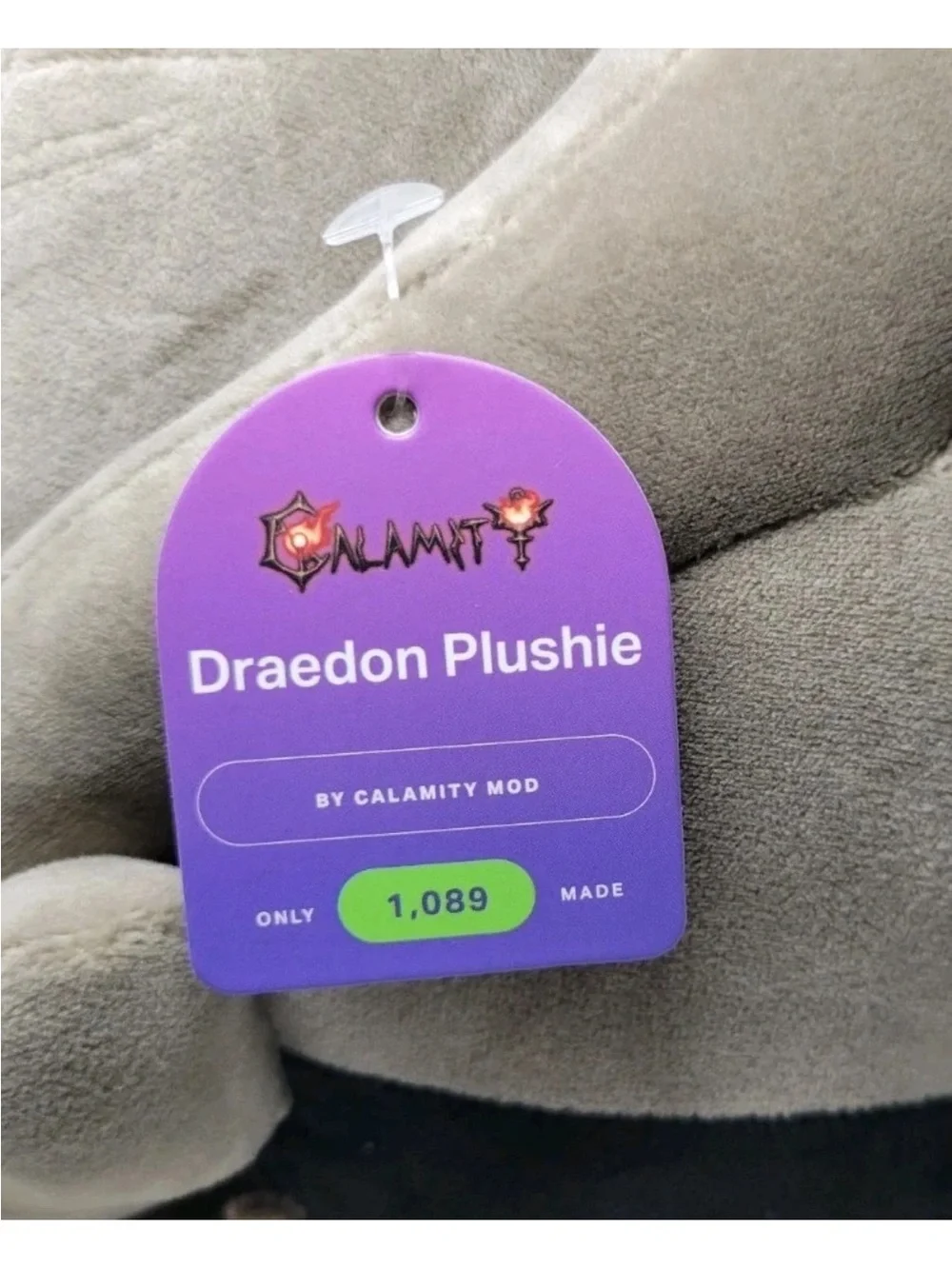 Makeship Draedon Video Game Plushie only 1,089 made . NWT Very Rare